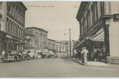 Figure 6.Front Street, Bath, Maine , circa 1940 (2010.8.1.100b). Oscar Marsh PostcardCollection. Sagadahoc History & Genealogy Room.
